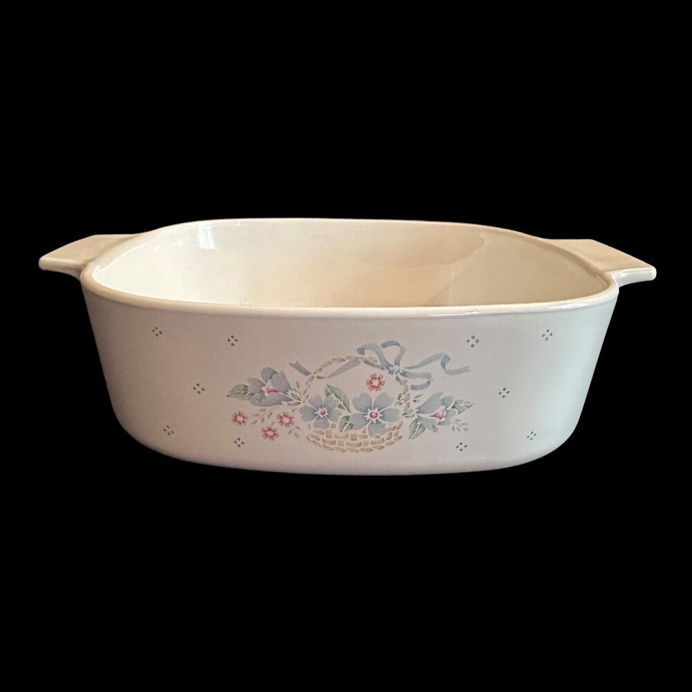 Corningware Country Cornflower 2 Quart Casserole Bakeware Dish A-2-B